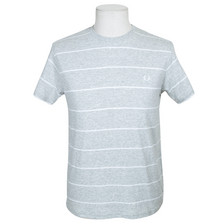 Fred Perry Fine Stripe T.Shirt Grey marl