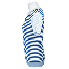 Sonia by Sonia Rykiel Royal Blue SS Striped Top