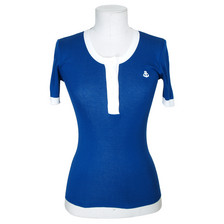 Sonia by Sonia Rykiel Royal Blue Anchor Polo