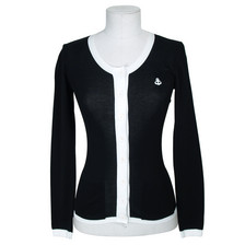 Sonia By Sonia Rykiel Black Contrast Cardigan