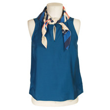 Fred Perry by Richard Nicoll Blue Top with Scarf
