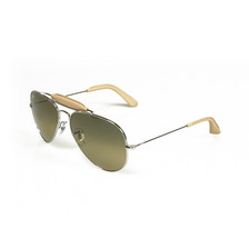 Ray Ban Leather Outdoorsman / Stone