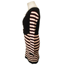 Alice By Temperley Black & Cream Mini Brigitte Dress