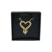 Zoe & Morgan Gold Plated Gypsy Love Necklace