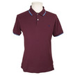 PS Paul Smith Burgandy Short Sleeve Tipped Polo