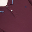PS Paul Smith Burgandy Short Sleeve Tipped Polo