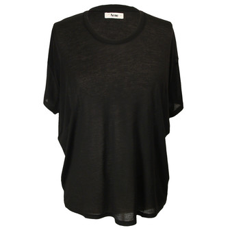 Acne Black Bay Tencel Top