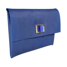 Anya Hindmarch Rubber Valorie Clutch / Blue