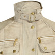 Barbour Off White Leather National Trials Jacket Barbour Off White Leather National Trials Jacket