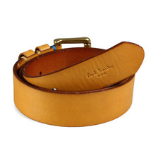 Paul Smith Accessories Worn Keeper Belt / Yellow