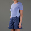 Carven Pearled Stitch Top / Lavender
