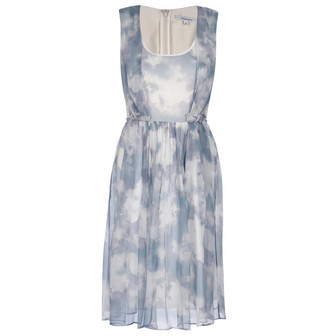 Carven Blue Print Dress
