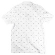 Fred Perry White Laurel Print Polo