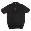 PS Paul Smith Black Short Sleeve Knitted Polo PS Paul Smith Black Short Sleeve Knitted Polo