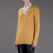 Equipment Cashmere V-Neck Jumper / Gold Equipment Cashmere V-Neck Jumper / Gold