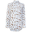 Equipment Butterfly Print Shirt / White