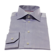 Eton Shirts Tonal Print Shirt / Blue