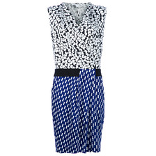DVF Holleen Print Dress / Blue, White & Black