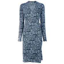 DVF Zalda Bis Dress / Black & White