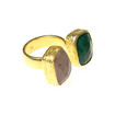 Aamaya by Priyanka Rose Emerald Ring / Rose