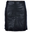 Carven Grain Leather Skirt / Black Carven Grain Leather Skirt / Black