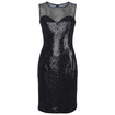 Project D Indra Sequin Dress / Black