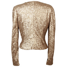 Project D Dakota Sequin Jacket / Gold