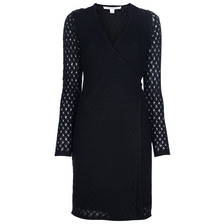 DVF Zalda Bis Dress / Black
