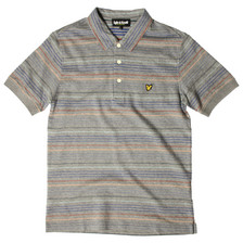 Lyle & Scott SS Stripe Polo / Grey