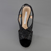 DVF Zia Glitter Heels / Black