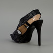 DVF Zia Glitter Heels / Black DVF Zia Glitter Heels / Black