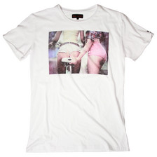 Dead Legacy Bums on Bike T-Shirt / White