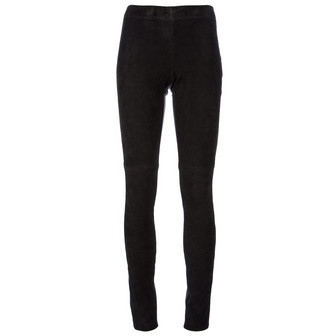 Joseph Leather/Suede Legging / Black