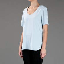 Joseph Crepe De Chine Blouse / Sky Blue