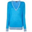 Joseph V-Neck Cashair Knit / Turquoise