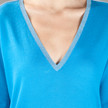 Joseph V-Neck Cashair Knit / Turquoise