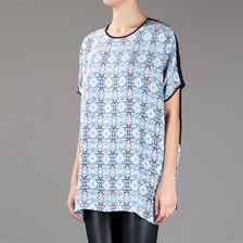 Joseph Royal Print Top / Navy
