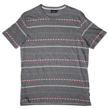 Paul Smith Jeans Multi Stripe T-Shirt / Black
