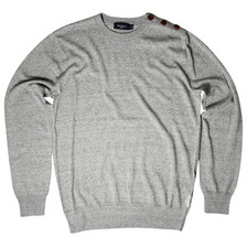 Paul Smith Jeans Button Shoulder Knit / Grey Marl
