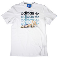 Adidas Originals Girl Late T-Shirt / White