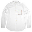 Folk Drawcord Shirt / White