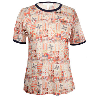 Etoile Isabel Marant Fiona Print T-Shirt / Red