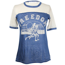 Etoile Isabel Marant Rob Print T-Shirt / Blue