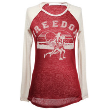 Etoile Isabel Marant Reed Long Sleeve Top / Burgundy