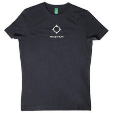 MA.STRUM Logo Print T-Shirt / Navy