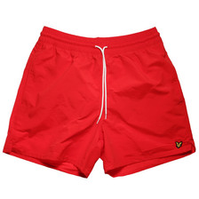 Lyle & Scott Plain Swim Shorts / Red