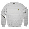 Lyle & Scott Textured Stripe Knit / Light Grey