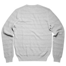 Lyle & Scott Textured Stripe Knit / Light Grey