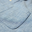 Folk Drawcord Shirt / Chambray