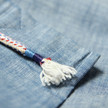 Folk Drawcord Shirt / Chambray